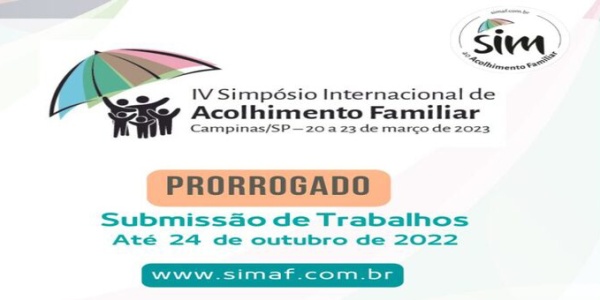 Imagem Diário Campineiro: Inscrições para Simpósio Internacional de Acolhimento Familiar, em Campinas, vão até o dia 24