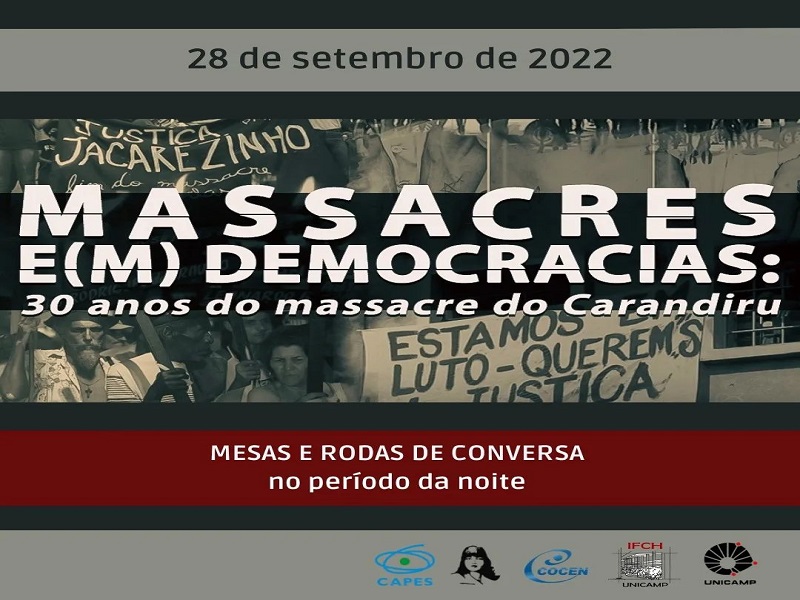 Imagem: Massacres e(m) Democracias: 30 anos do massacre do Carandiru