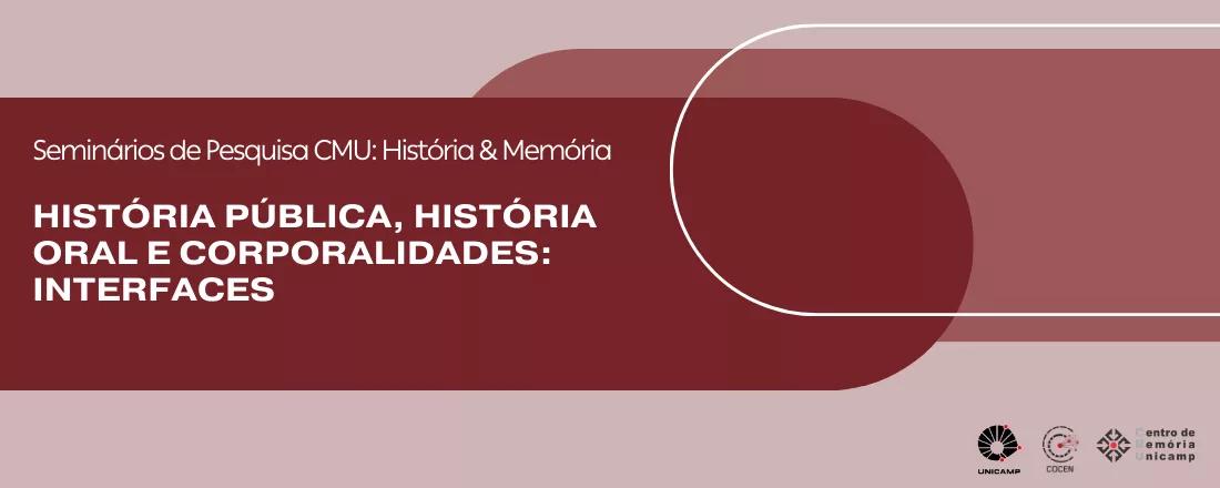 Imagem Seminários de Pesquisa CMU: História e Memória - setembro 2023