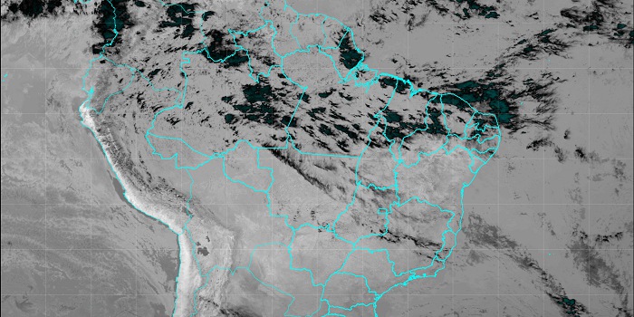 Imagem: Imagem de satélite captada em 13/5/2022. Fonte: CEPAGRI/UNICAMP