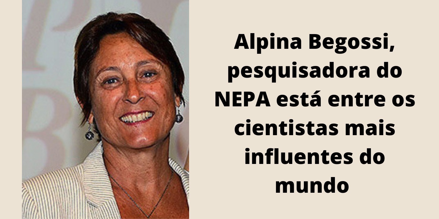 Imagem: Alpina Begossi, pesquisadora do NEPA entre os cientistas mais influentes do mundo