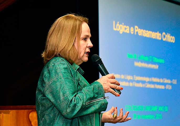 Imagem Uma aula de Lógica nos Colóquios Unicamp Ano 50