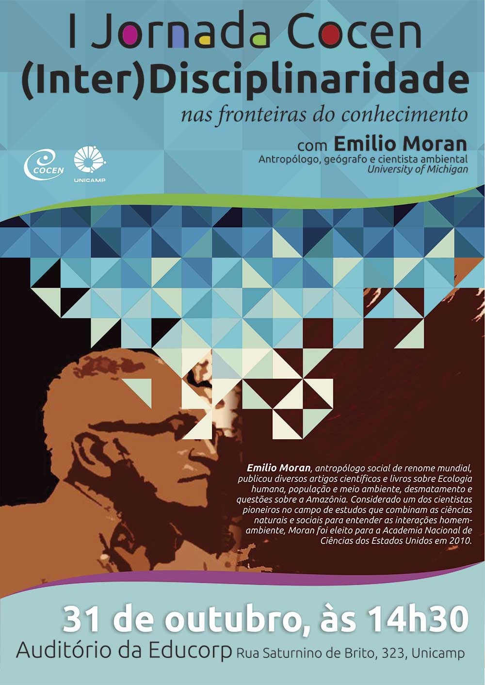 Imagem Jornada Cocen sobre (Inter)Disciplinaridade nas fronteiras do conhecimento