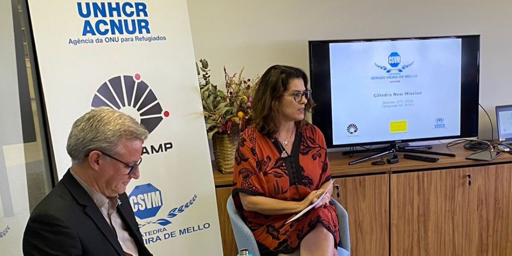 Imagem Unicamp apresenta ações de refúgio acadêmico a comitiva internacional da Acnur