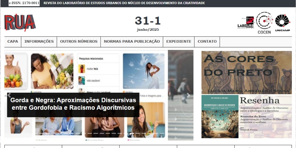 Imagem A nova edição da Revista Rua já está disponível