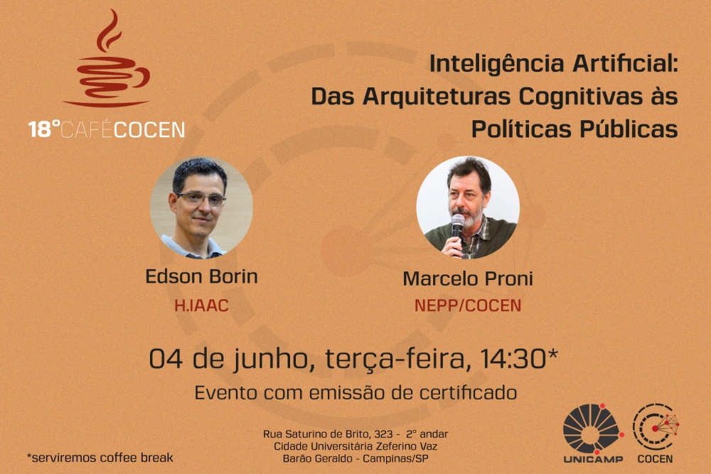 Imagem Inscreva-se no 18º Café COCEN: 